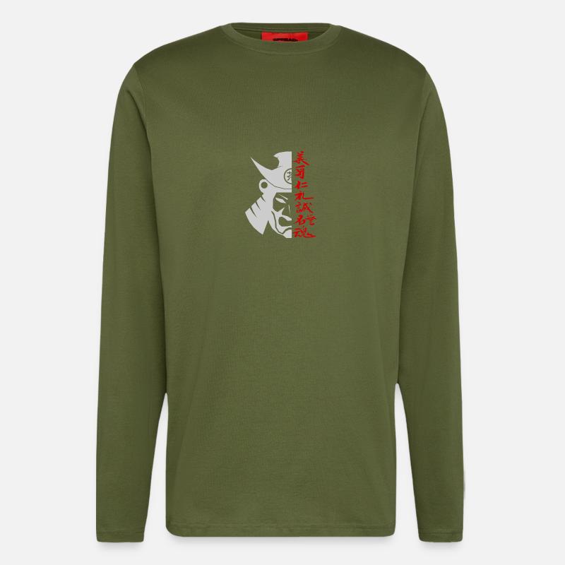 Samurai - Langarmshirt - made by SPREAD  - MOSS GREEN