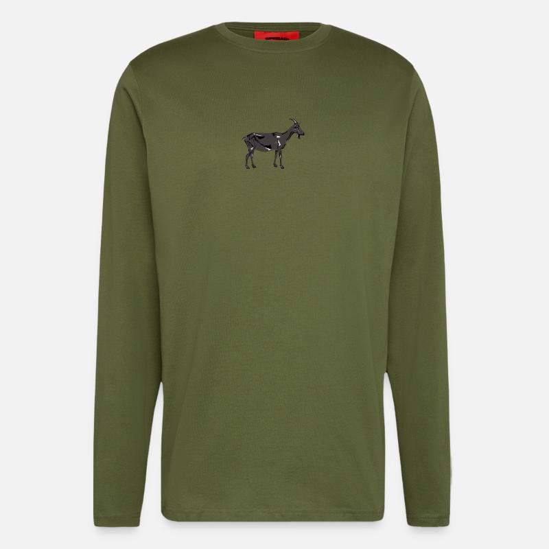 Saint Patrick's Day Goat Grey - Longsleeve - made by SPREAD  - MOSS GREEN