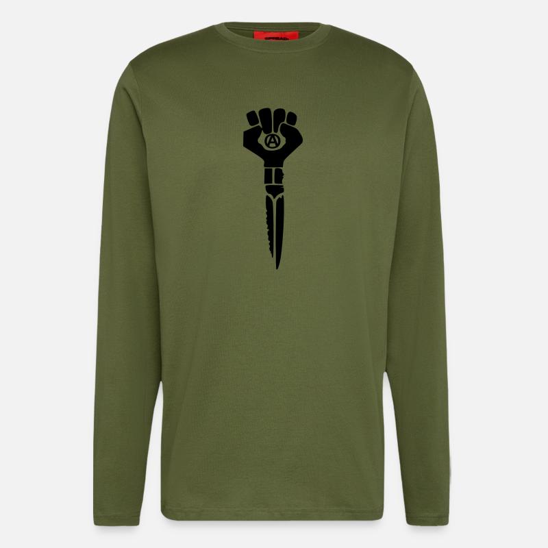 Revolution - Langarmshirt - made by SPREAD  - MOSS GREEN