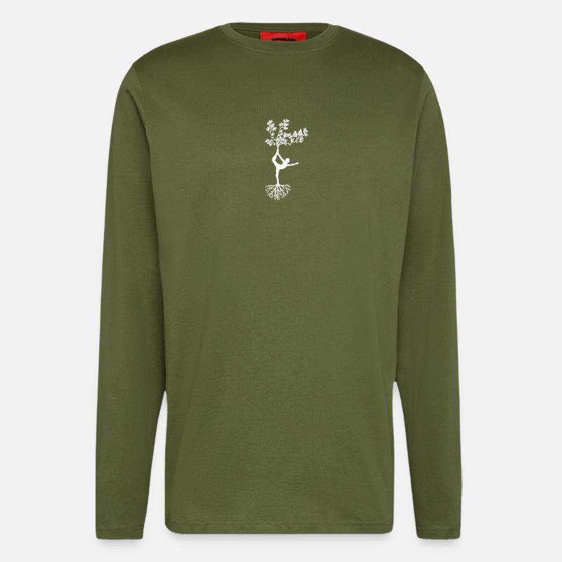 YOGA - Langarmshirt - made by SPREAD  - MOSS GREEN