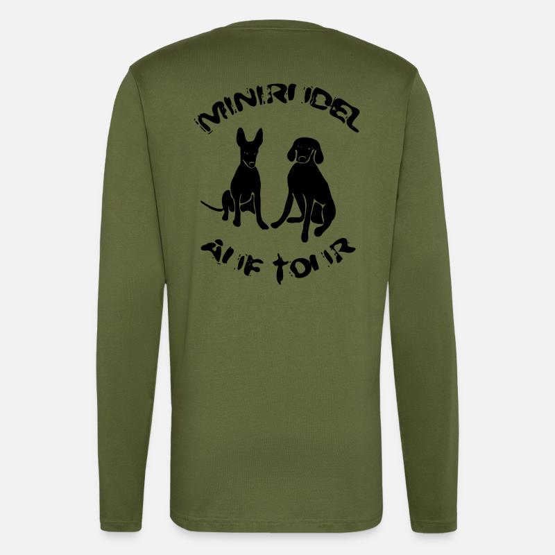 Hunde - Langarmshirt - made by SPREAD  - MOSS GREEN