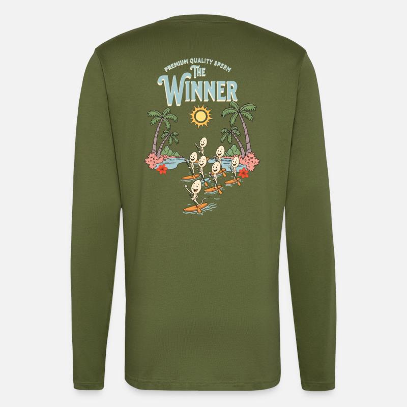 Gewinner - Langarmshirt - made by SPREAD  - MOSS GREEN