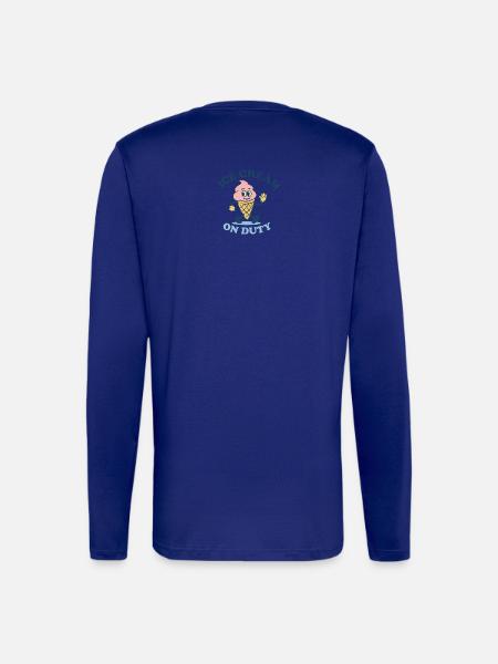 Eis im Dienst - Langarmshirt - made by SPREAD - MOSS GREEN