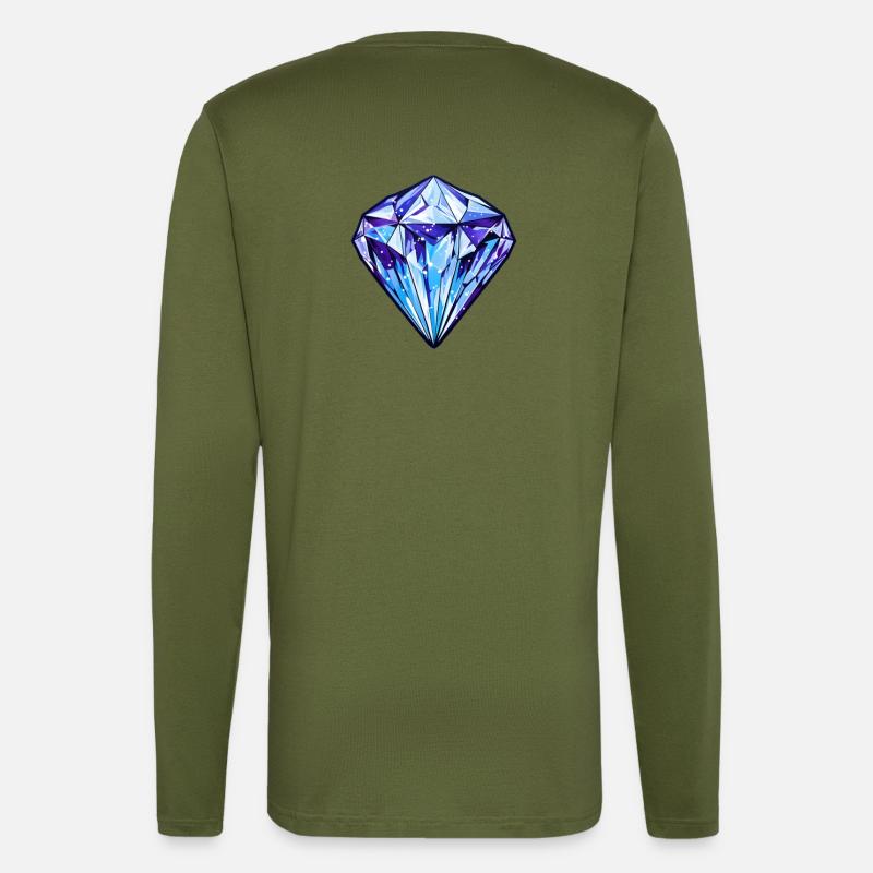 Diamond - Longsleeve - made by SPREAD  - MOSS GREEN