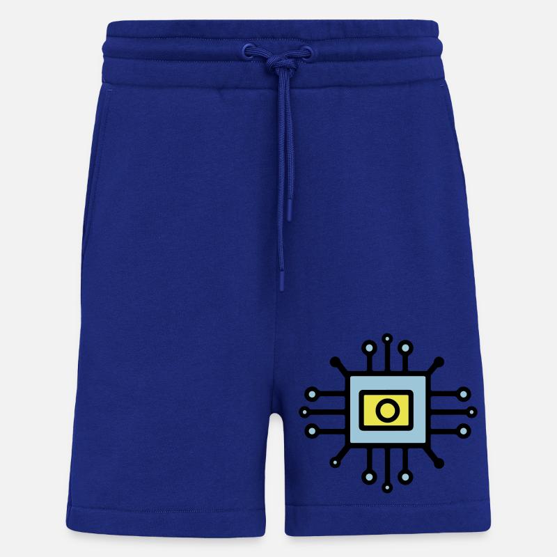 Chip Digital Computer Sensor - Shorts - made by SPREAD - Iconic Blue