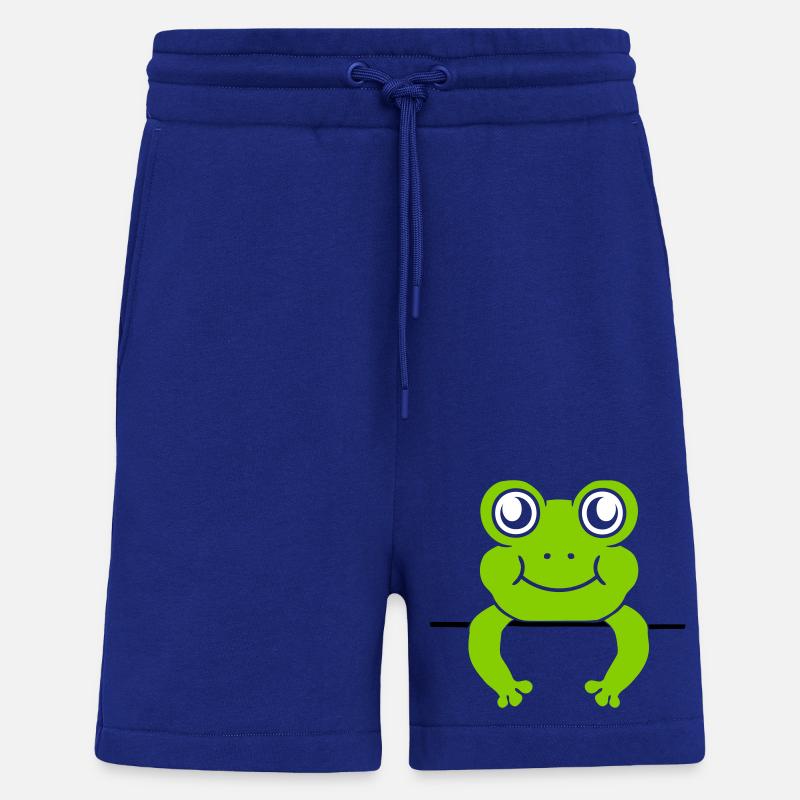 Frosch Mauer Schild Comic - Shorts - made by SPREAD - Iconic Blue