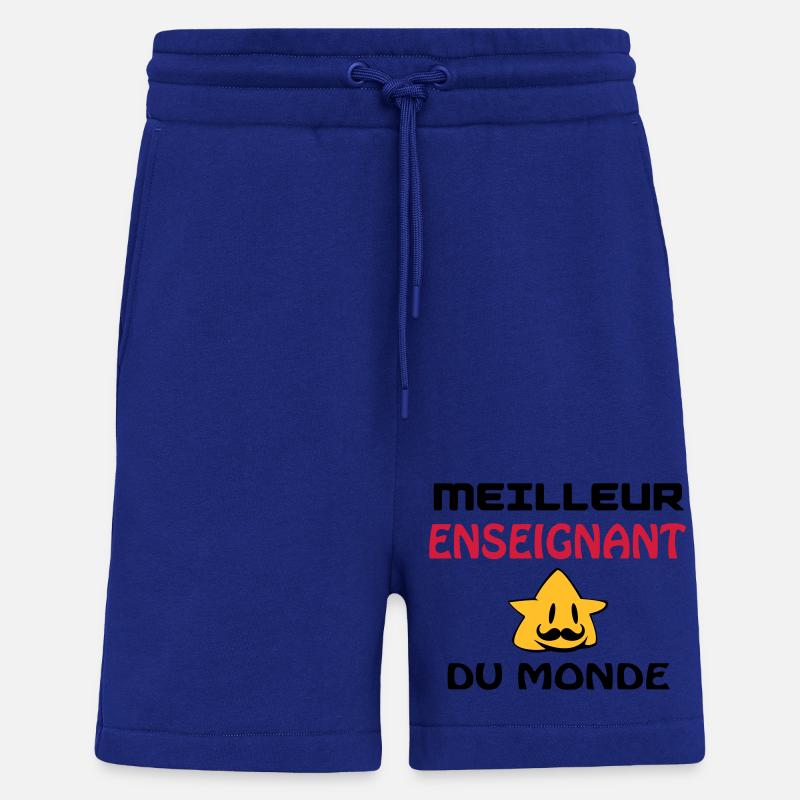 MEILLEUR ENSEIGNANT DU MONDE - Short bio décontracté fabriqué en UE - Iconic Blue