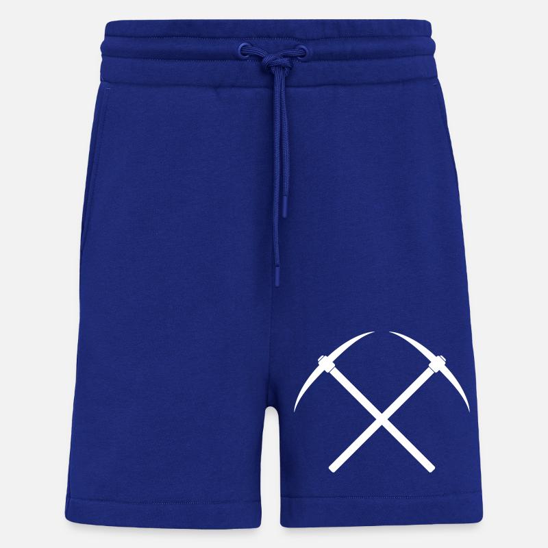 Pickaxes Vector - Shorts - made by SPREAD - Iconic Blue