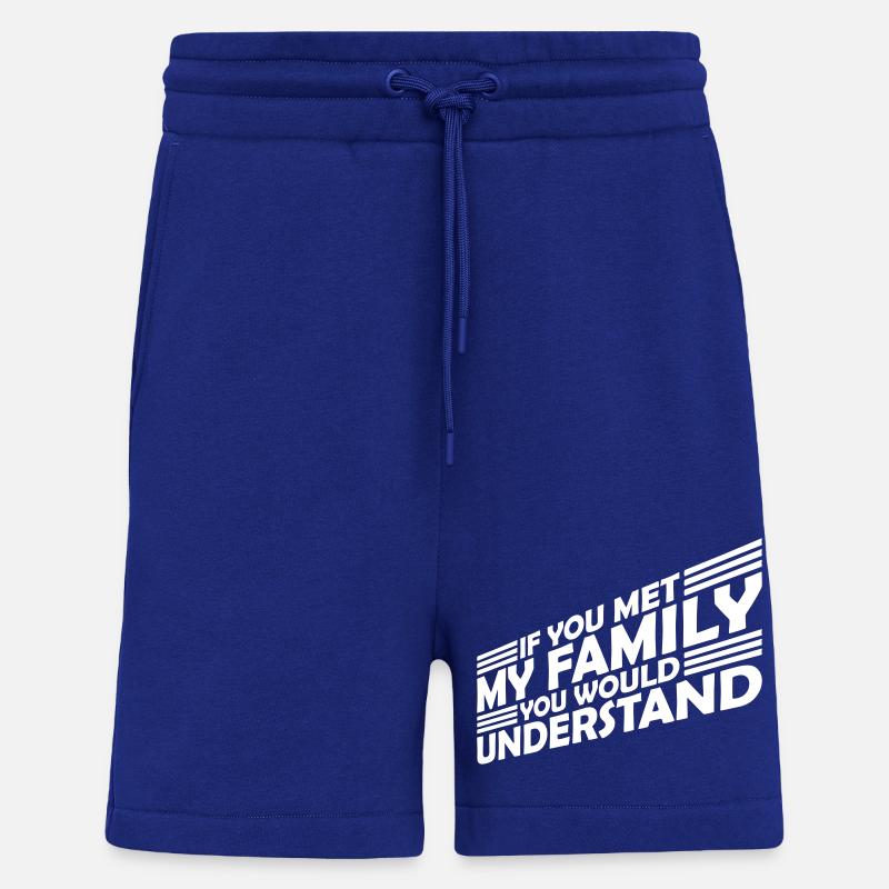 vous comprendriez citation - Short bio décontracté fabriqué en UE - Iconic Blue