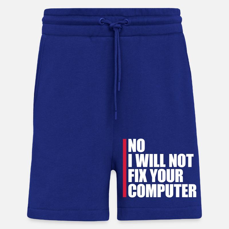 not fix your computer - Shorts - made by SPREAD - Iconic Blue