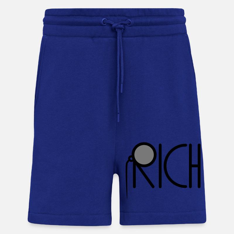 Rich Monokel Millionär - Shorts - made by SPREAD - Iconic Blue