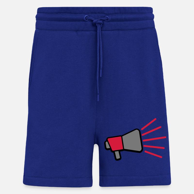 Laute Rede Symbol Megafon - Shorts - made by SPREAD - Iconic Blue