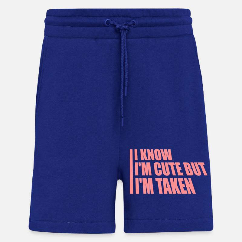 citation mignonne mais prise - Short bio décontracté fabriqué en UE - Iconic Blue