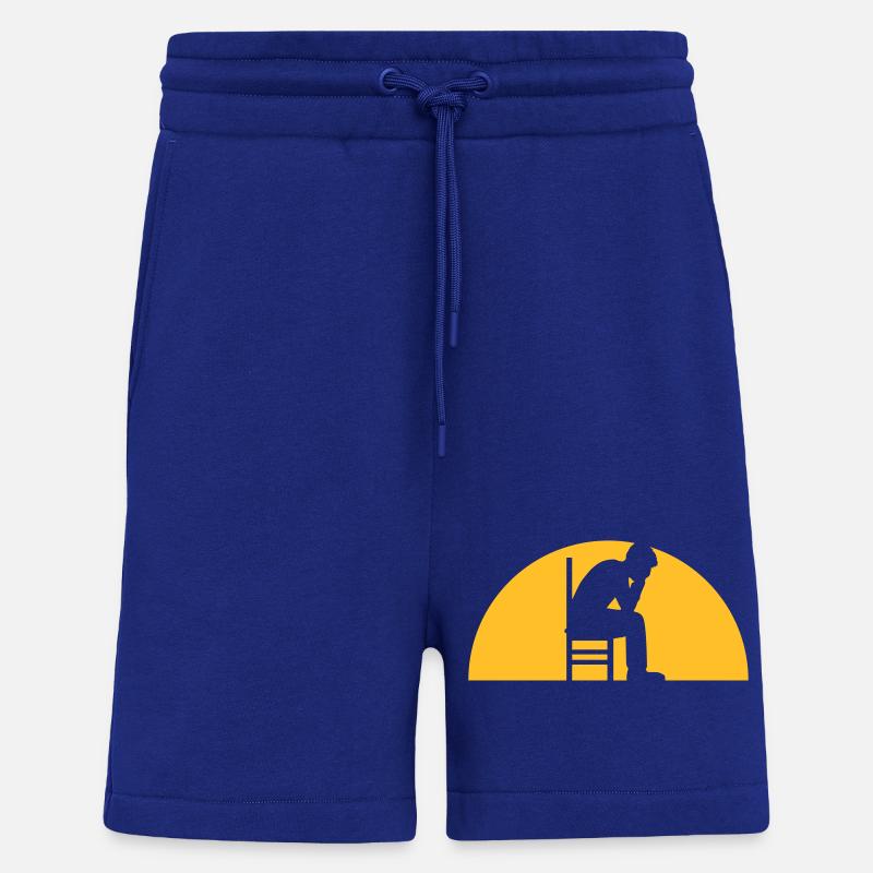 Sonne Depression Mann - Shorts - made by SPREAD - Iconic Blue