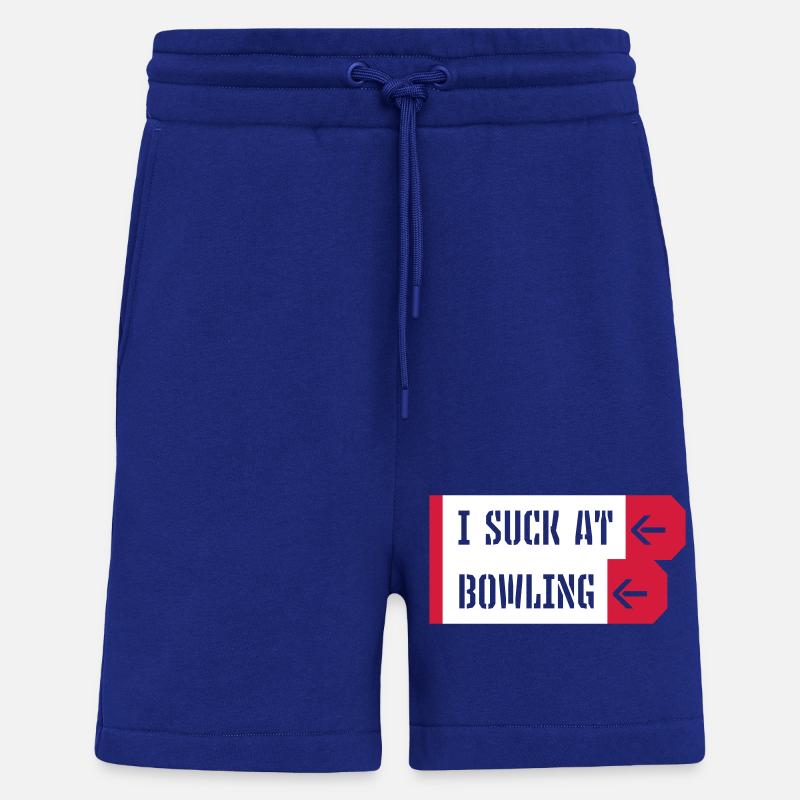 I suck at bowling - Shorts - made by SPREAD - Iconic Blue