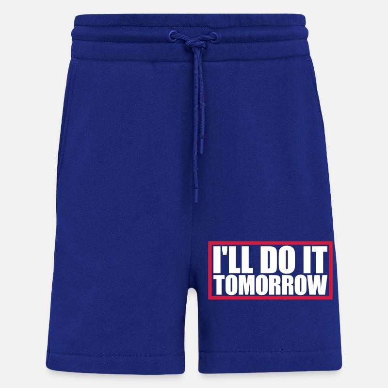 do it tomorrow Zitat - Shorts - made by SPREAD - Iconic Blue
