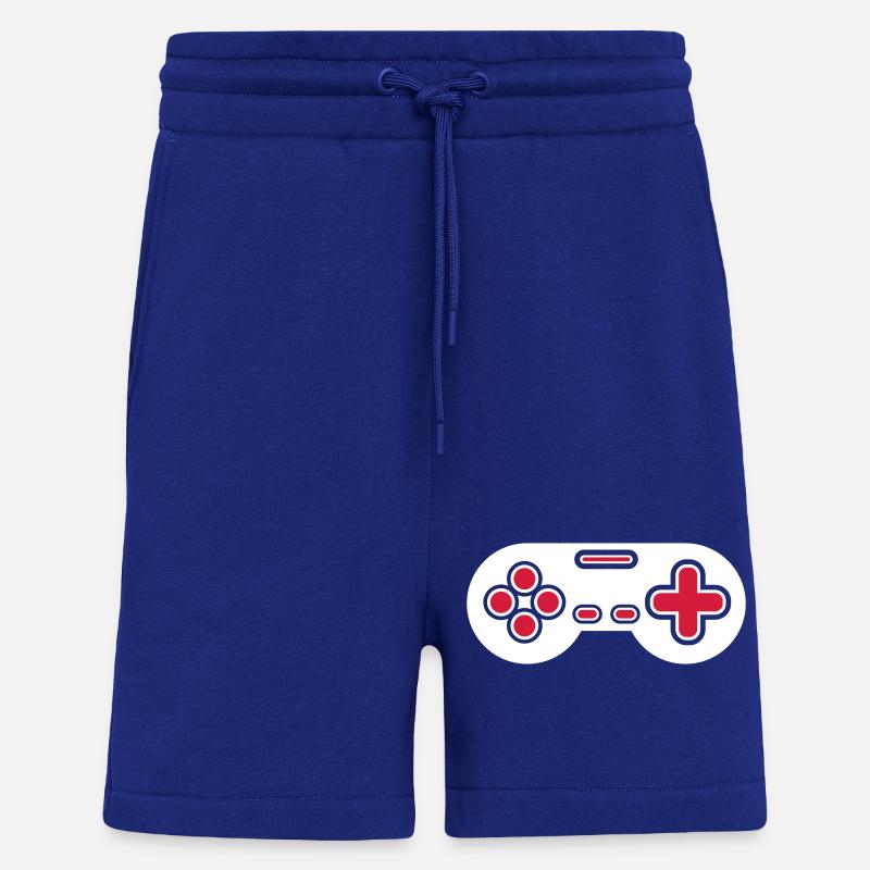 Design Retro Gamer Controller - Shorts - made by SPREAD - Iconic Blue