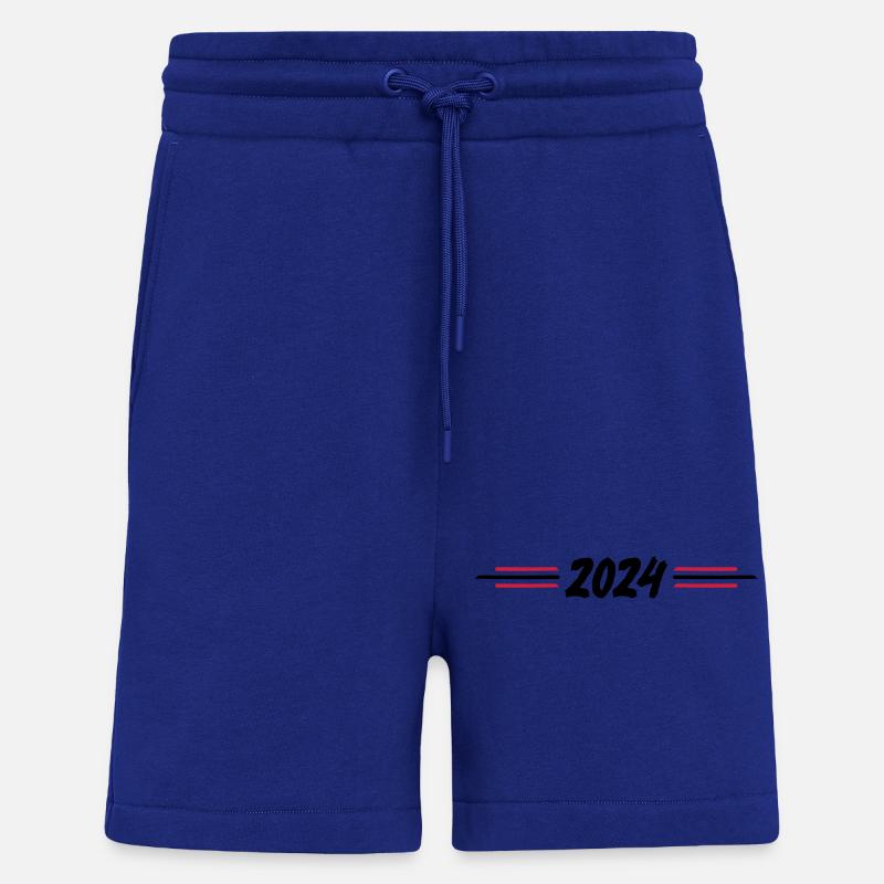 Année 2024 - Short bio décontracté fabriqué en UE - Iconic Blue