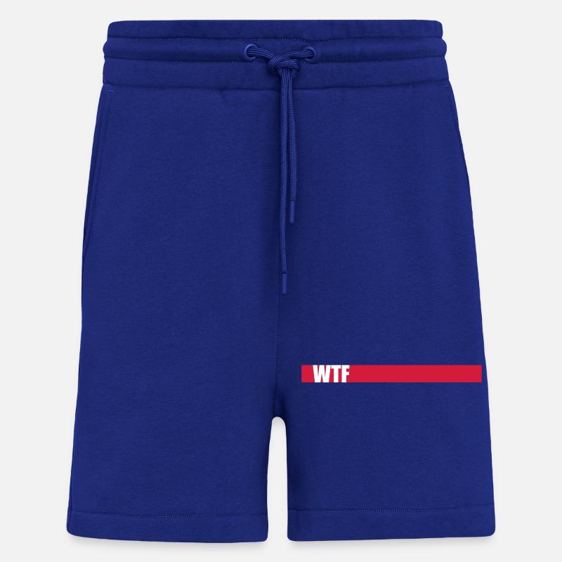 Conception du faisceau WTF - Short bio décontracté fabriqué en UE - Iconic Blue