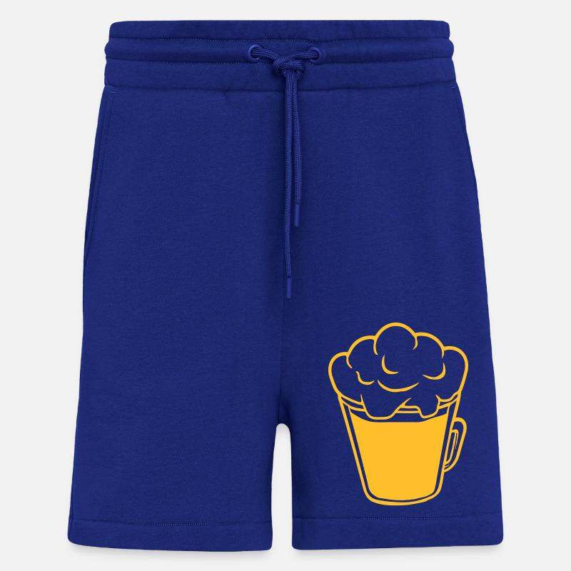 Bier von oben Comic - Shorts - made by SPREAD - Iconic Blue