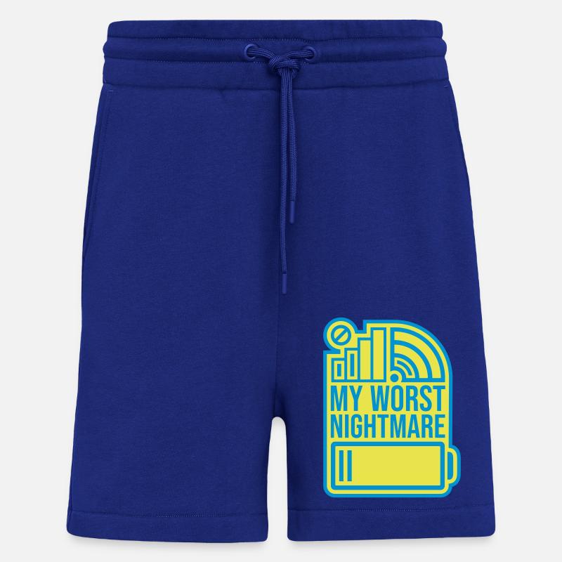 Mes pires symboles cauchemardesques - Short bio décontracté fabriqué en UE - Iconic Blue