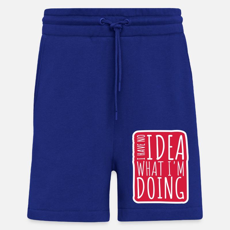 Aucune idée - Short bio décontracté fabriqué en UE - Iconic Blue