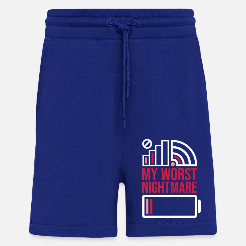 Icônes mon pire cauchemar - Short bio décontracté fabriqué en UE - Iconic Blue