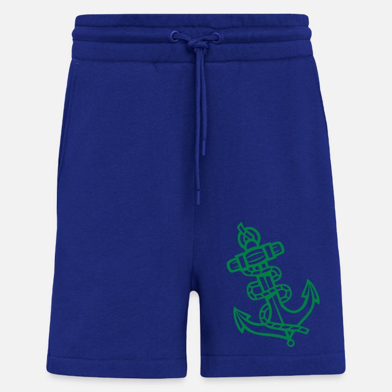 Icône d’ancre - Short bio décontracté fabriqué en UE - Iconic Blue