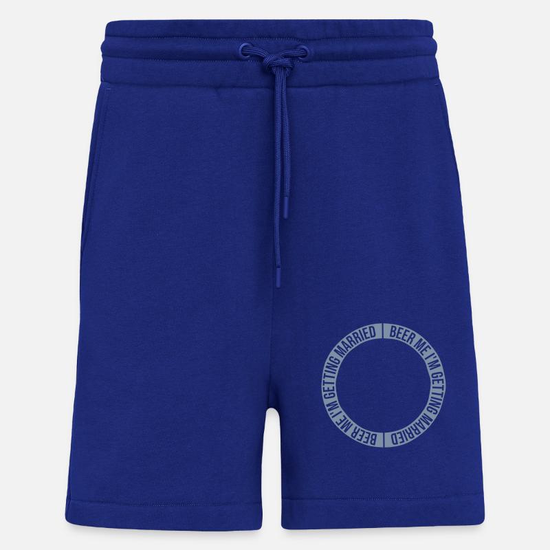 Beer Me Me marier - Short bio décontracté fabriqué en UE - Iconic Blue