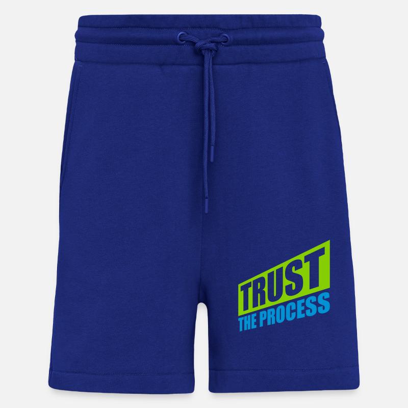 faire confiance au processus Devis - Short bio décontracté fabriqué en UE - Iconic Blue