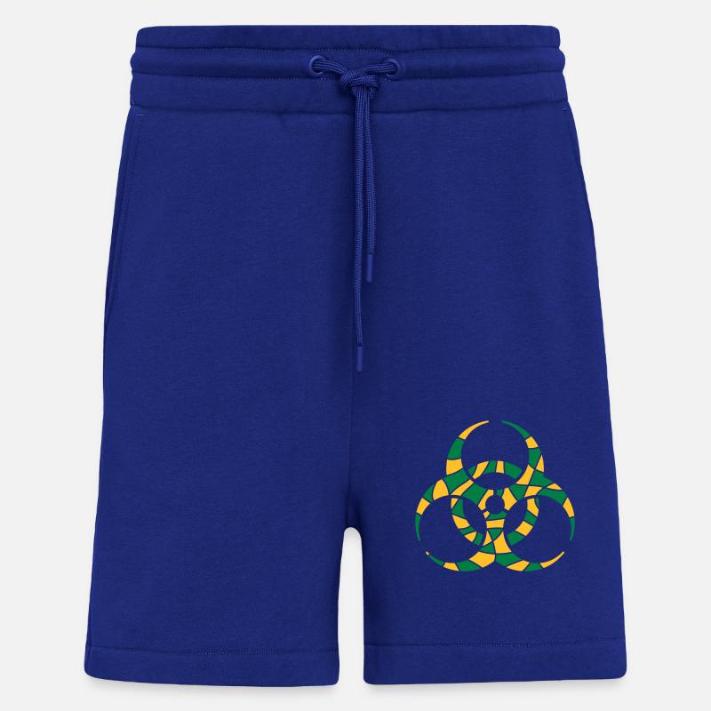 Symbol Biohazard Risse Design - Shorts - made by SPREAD - Iconic Blue