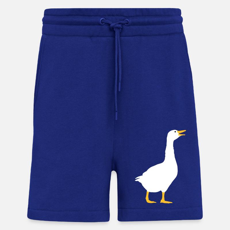 Conception d'oie qui rit - Short bio décontracté fabriqué en UE - Iconic Blue