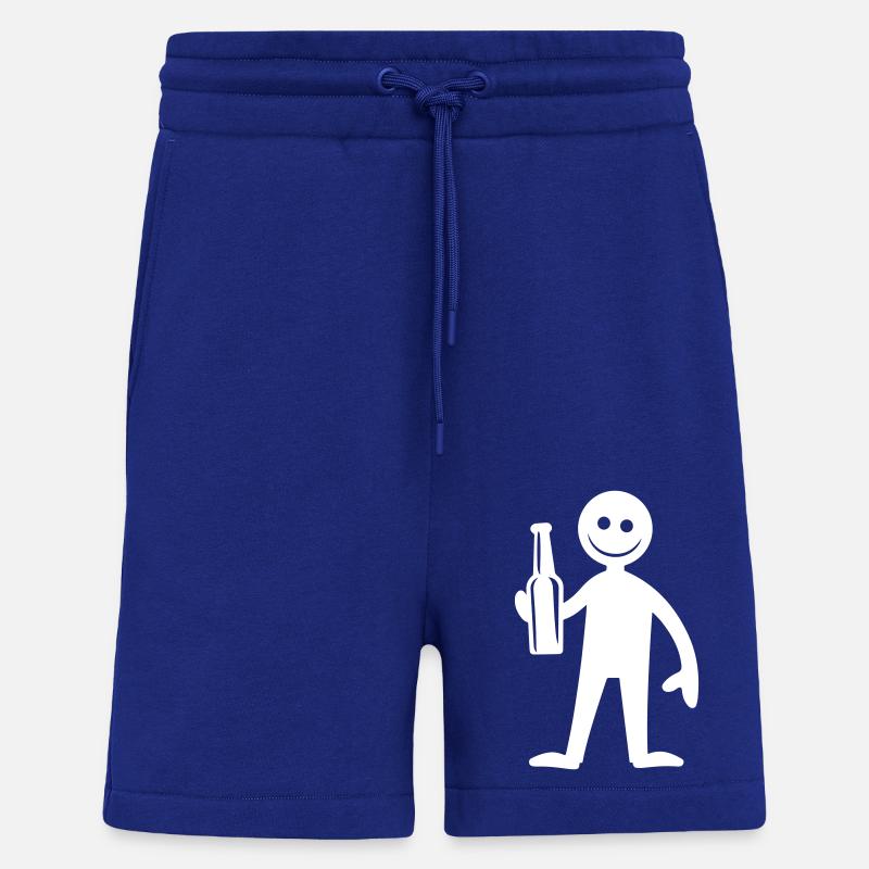 Strichmännchen Party Bier - Shorts - made by SPREAD - Iconic Blue