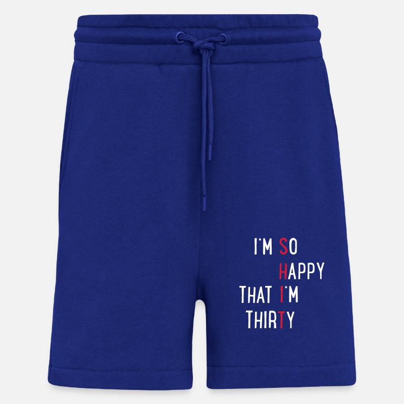 30 - Short bio décontracté fabriqué en UE - Iconic Blue