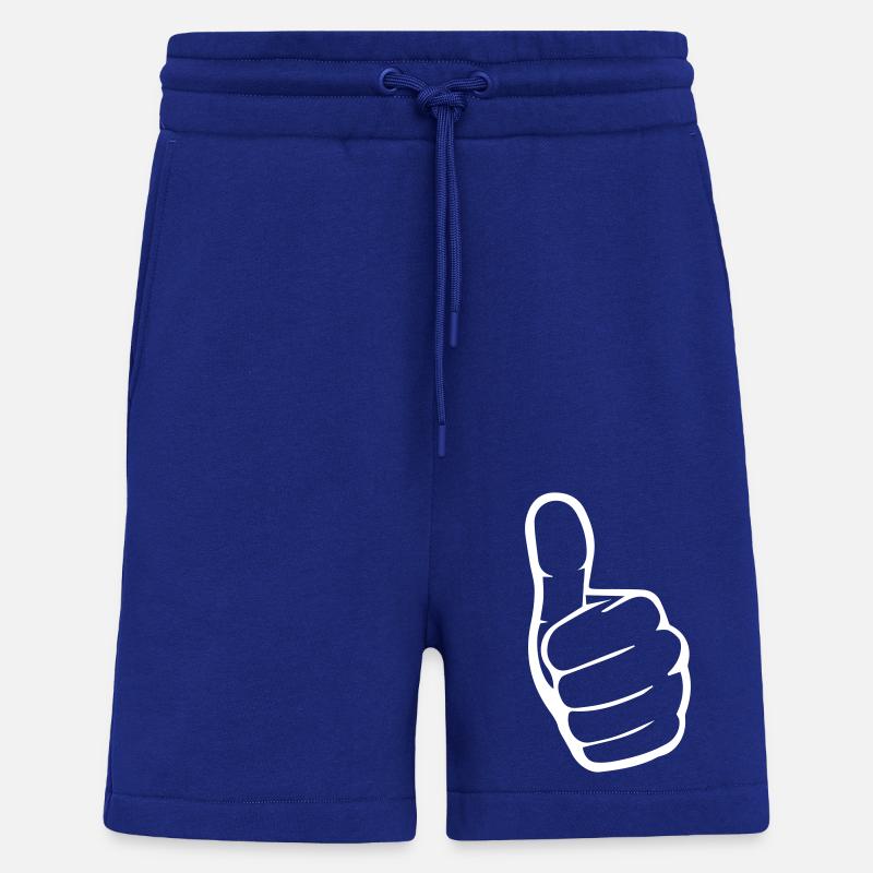 comme main - Short bio décontracté fabriqué en UE - Iconic Blue