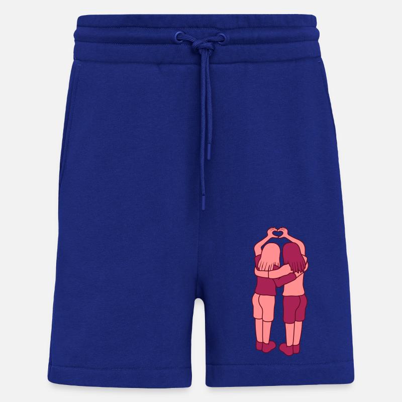 2 Copines Amour - Short bio décontracté fabriqué en UE - Iconic Blue
