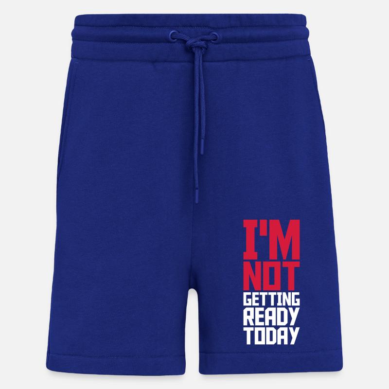 ne pas se préparer aujourd’hui - Short bio décontracté fabriqué en UE - Iconic Blue