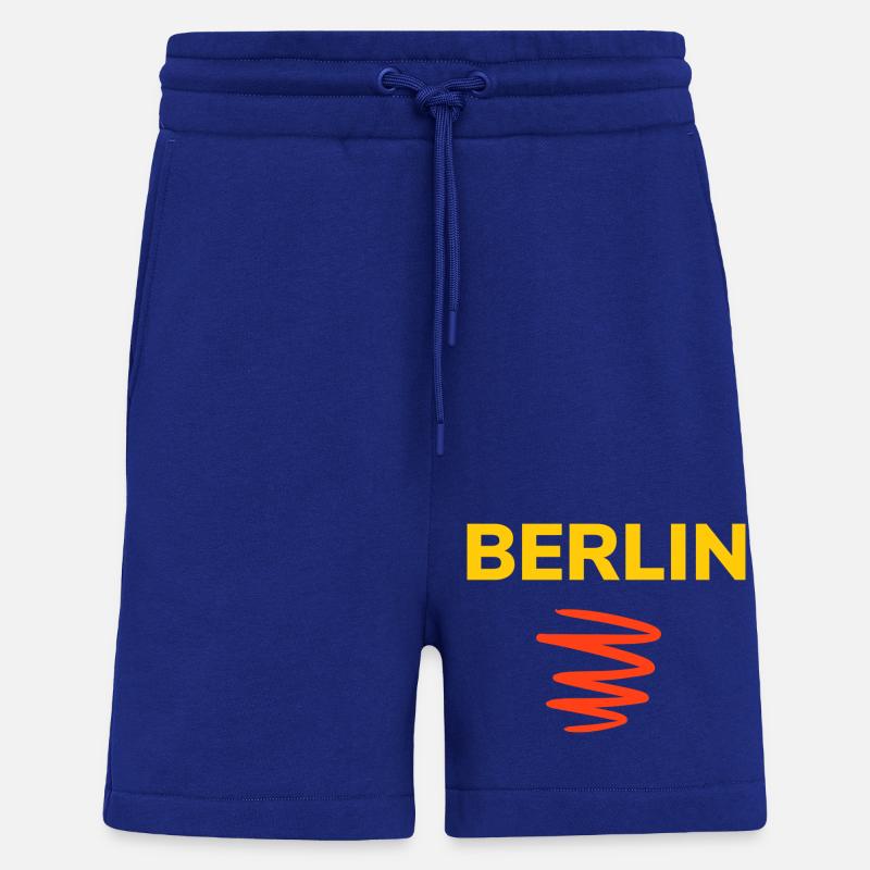 Most beautiful Berlin T-shirt - Shorts - made by SPREAD - Iconic Blue
