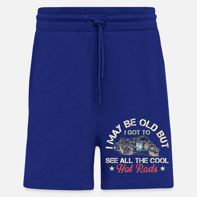 Hot Rods - Oldtimer - Shorts - made by SPREAD - Iconic Blue