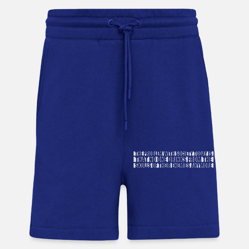 drinks from enemies skulls - Shorts - made by SPREAD - Iconic Blue