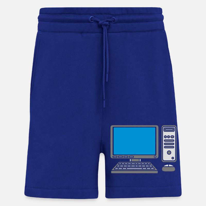 Keyboard Mouse Screen Computer - Shorts - made by SPREAD - Iconic Blue