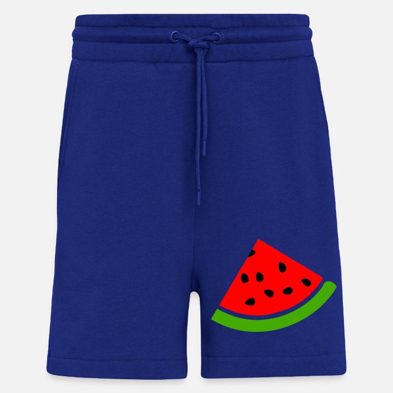 Melon pastèque - Short bio décontracté fabriqué en UE - Iconic Blue