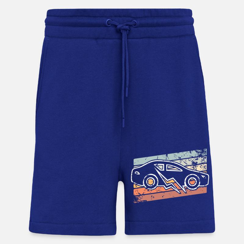 E-Auto Elektroauto - Shorts - made by SPREAD - Iconic Blue