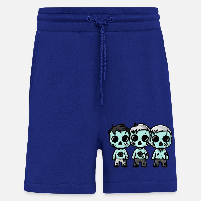 Zombies Halloween Cute Comic - Shorts - made by SPREAD - Iconic Blue