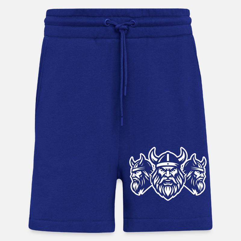 Équipe de guerriers vikings - Short bio décontracté fabriqué en UE - Iconic Blue