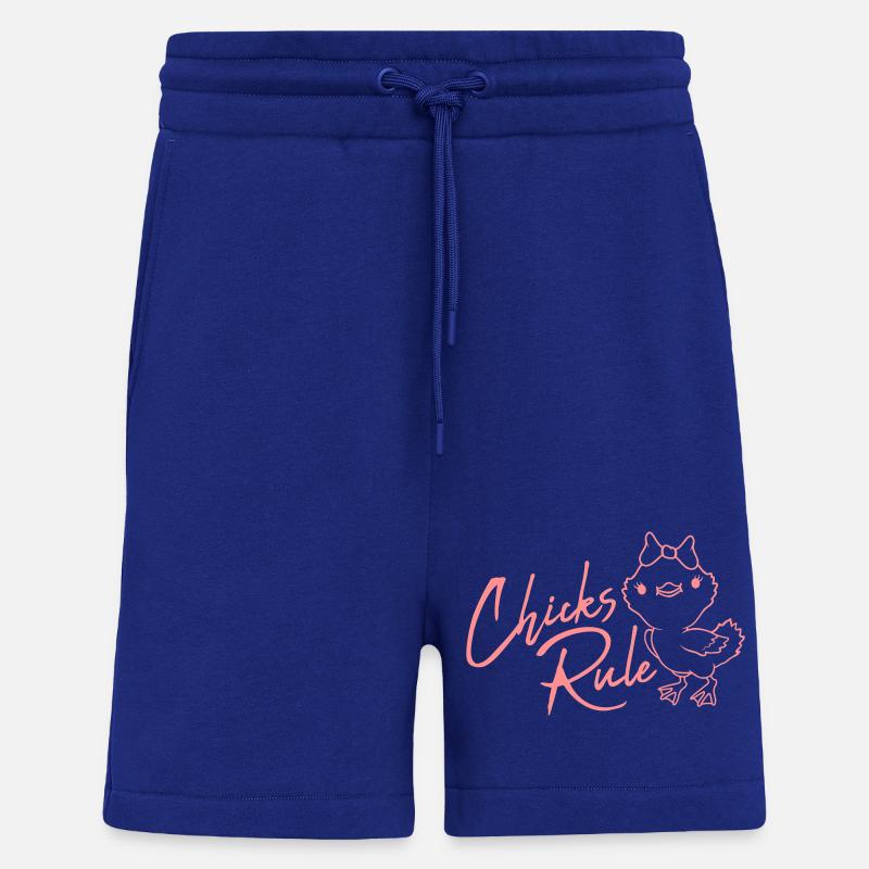Niedliches Vögelchen Chicks Rule - Shorts - made by SPREAD - Iconic Blue
