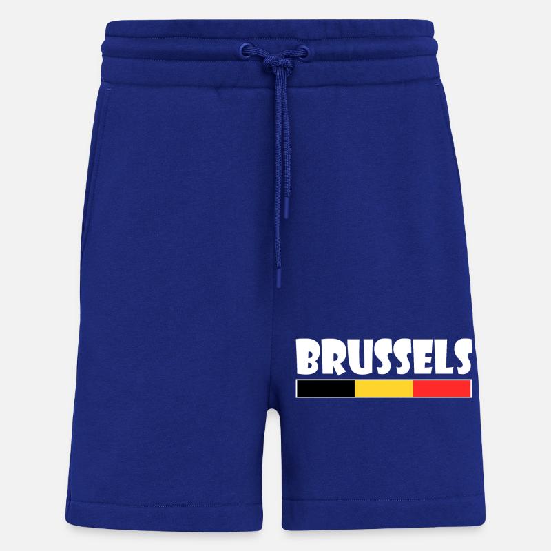 Brussel - Short bio décontracté fabriqué en UE - Iconic Blue