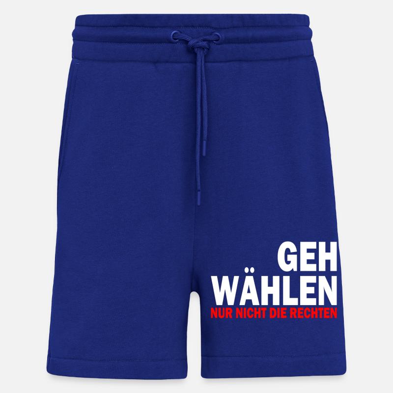 GEH WÄHLEN - Shorts - made by SPREAD - Iconic Blue