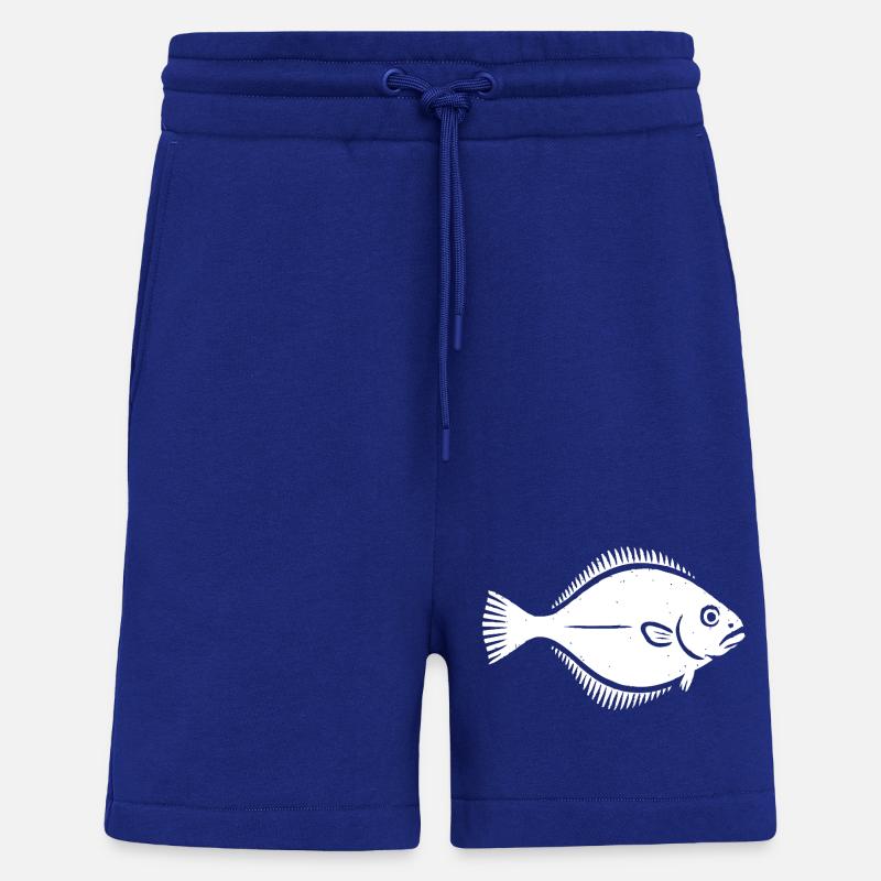 Plaice Flounder - Shorts - made by SPREAD - Iconic Blue