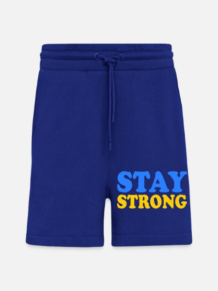 Stay strong - Shorts - made by SPREAD - Iconic Blue